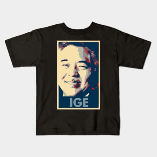 David Ige Political Parody Kids T-Shirt